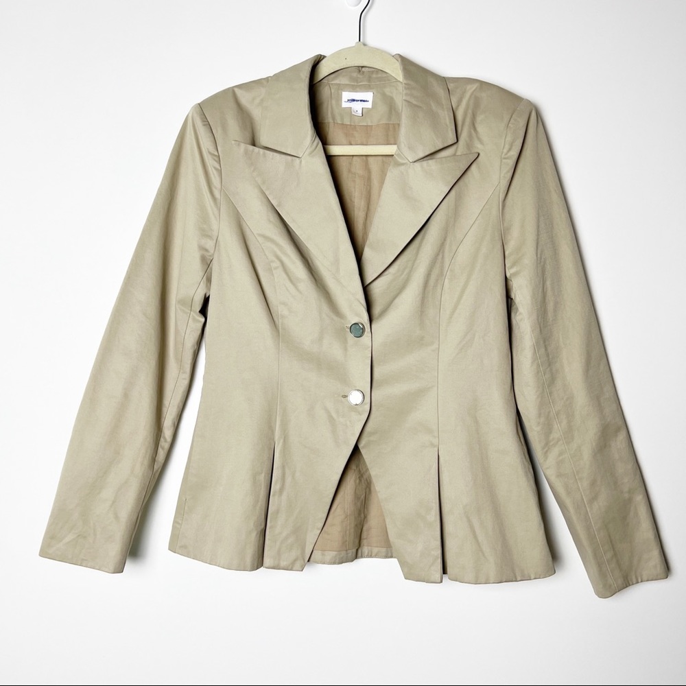Revolve Song Of Style Structured Khaki Blazer - image 1